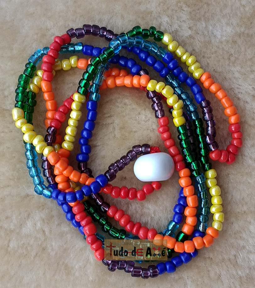 Guia Fio de Conta Povo Cigano 7 cores