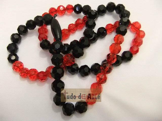 Guia Especial fio de conta exu luxo cristal